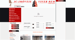 Desktop Screenshot of jc-imoveis.com